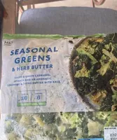 Seasonal greens and herb butter