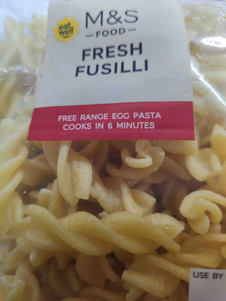 Fresh fusilli