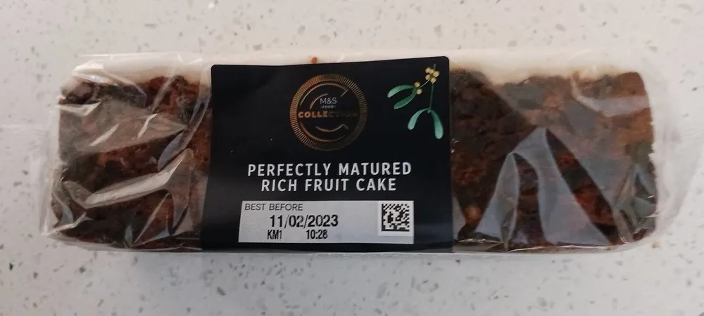Perfectly matured rich fruit cake