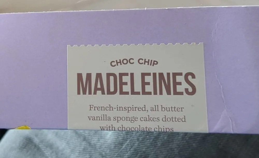 Choc Chip Madeleines