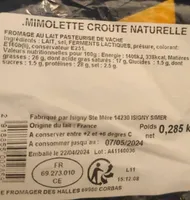 Mimolette croûte naturelle