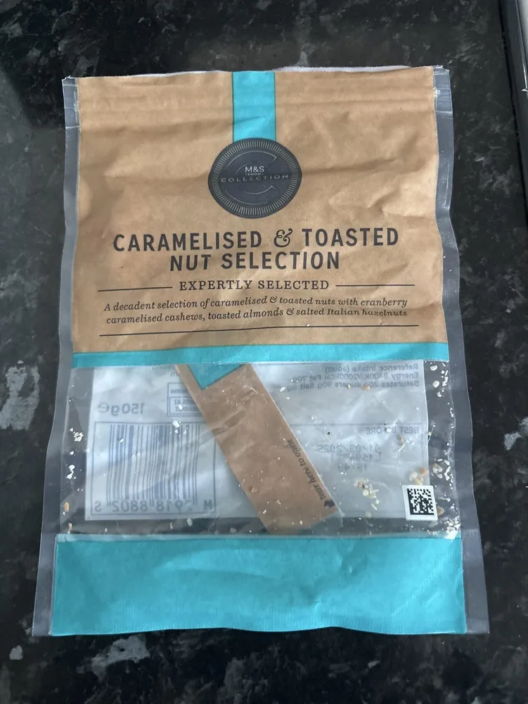 Caramelised toasted nut selection