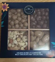 Golden Blond & Clementine Milk chocolate nut collection