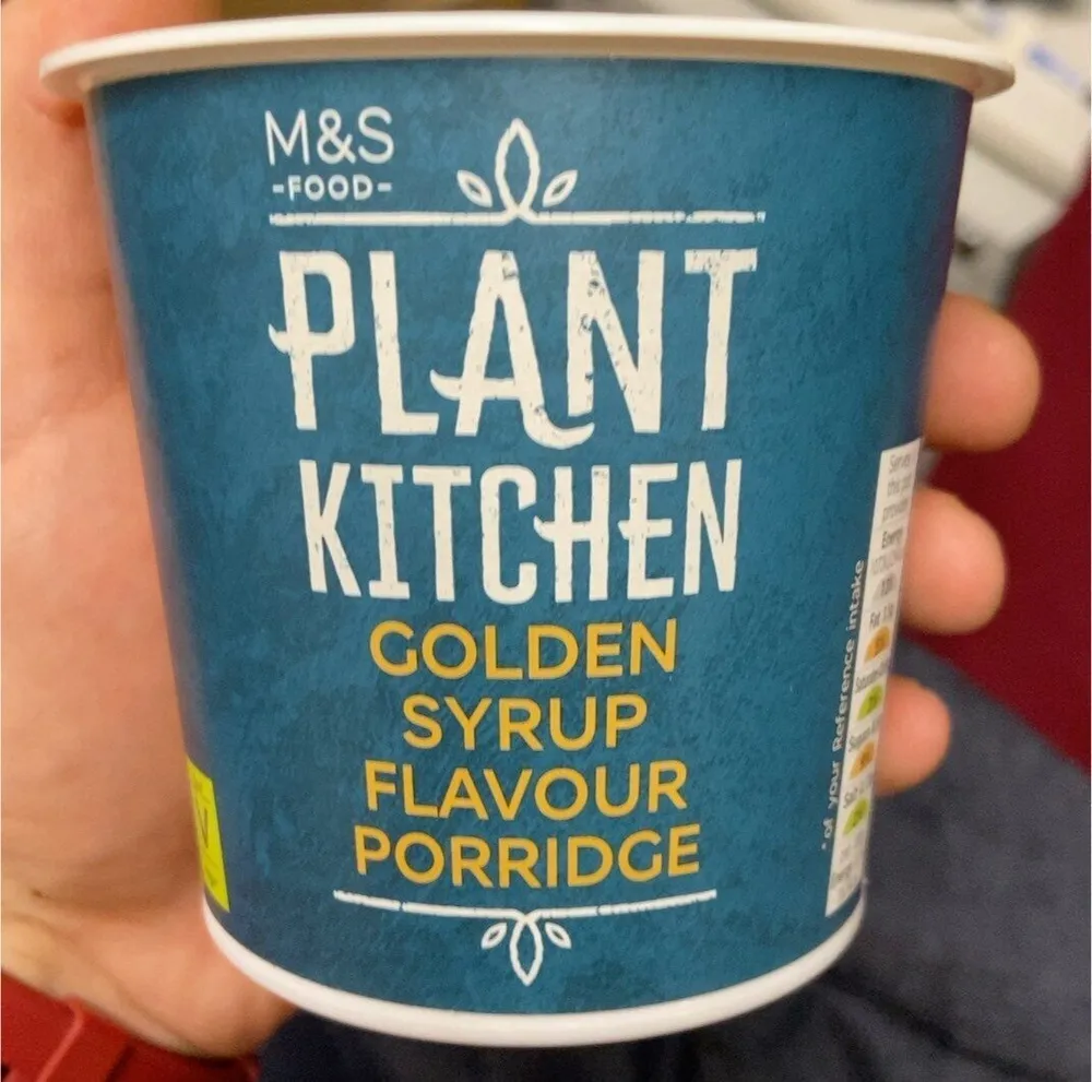Plant kitchen golden syrup porridge