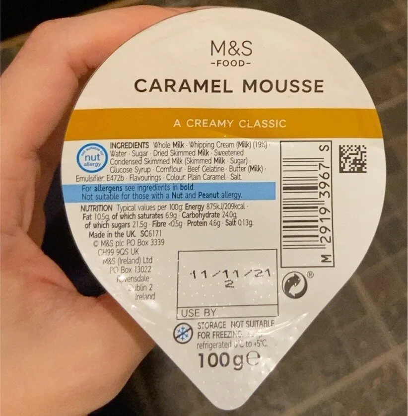 Caramel Mousse