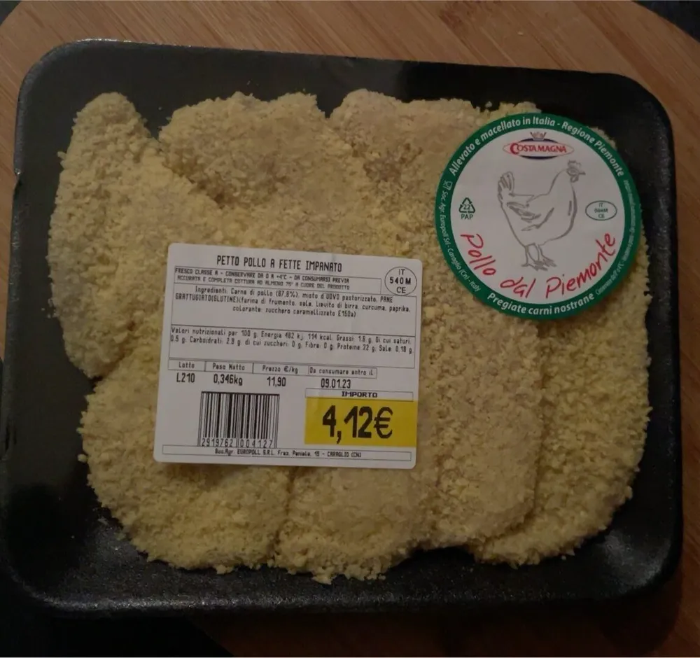 Petto di Pollo Impanato