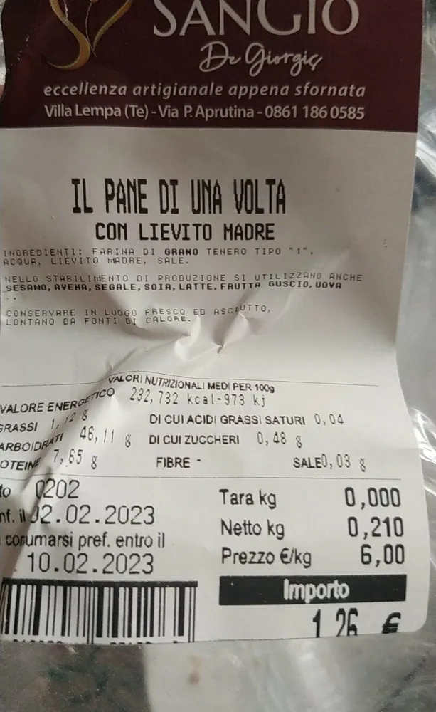 Il pane di una volta con lievito madre
