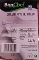 Chuleta pavo al ajillo