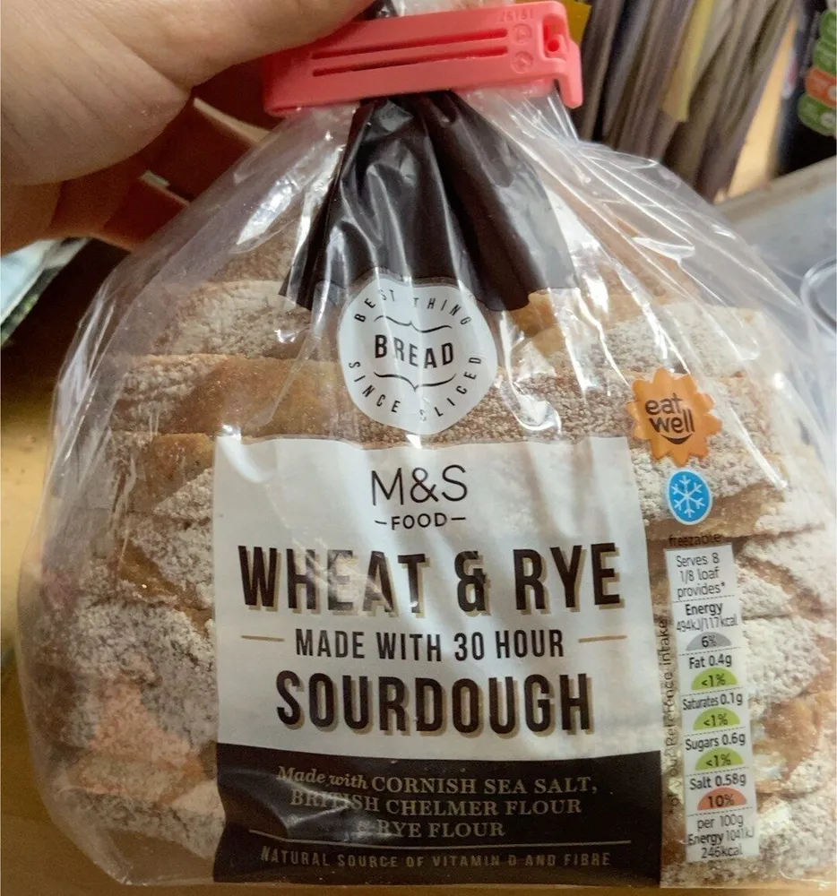 Wheat and rye bread