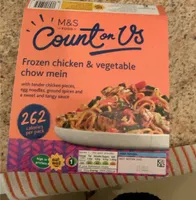 Frozen chicken & veg chowmein