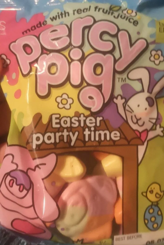 Percy Pig Easter Party Time