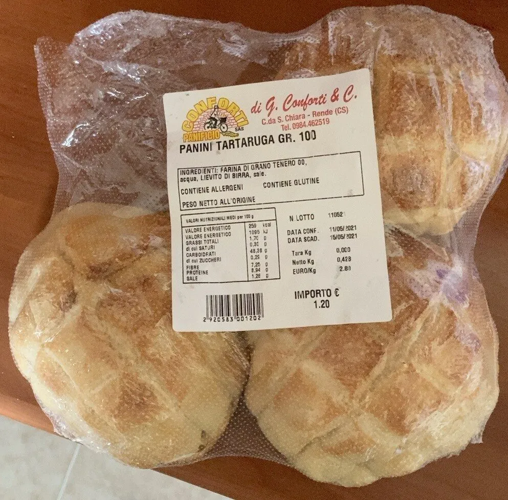 Panini tartaruga gr.100