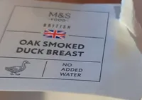 Duck breast slices