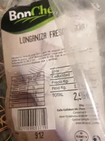 Longaniza fresca Roja