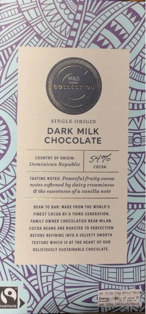 Dark Milk Chocolate