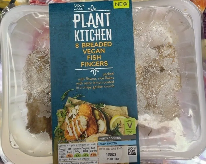 Vegan fish fingers