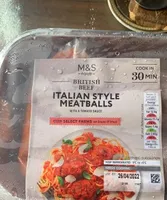 Italian style meatballs with tomato sauce
