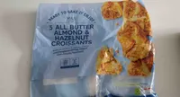 5 all butter almond & Hazelnut croissants