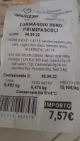 formaggio duro primi pascoli