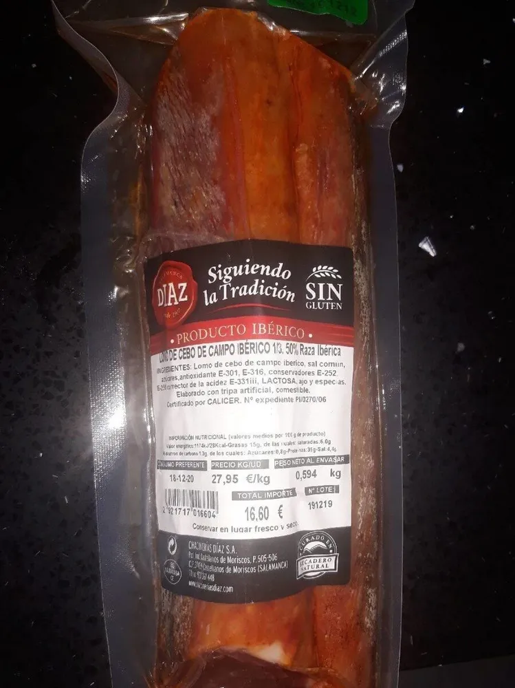 Lomo de cebo iberico
