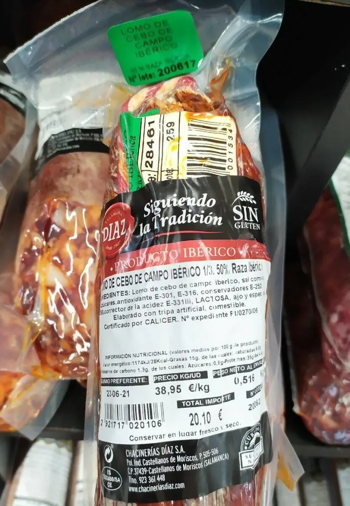 Lomo de cebo iberico