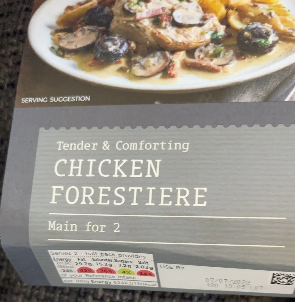 BRITISH CHICKEN FORESTIERE