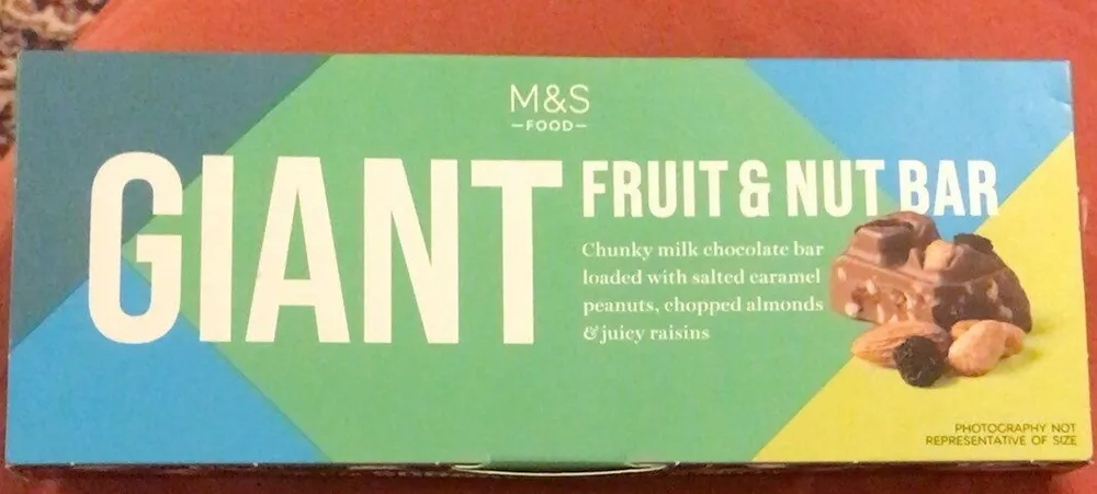 Giant fruit & nut bar
