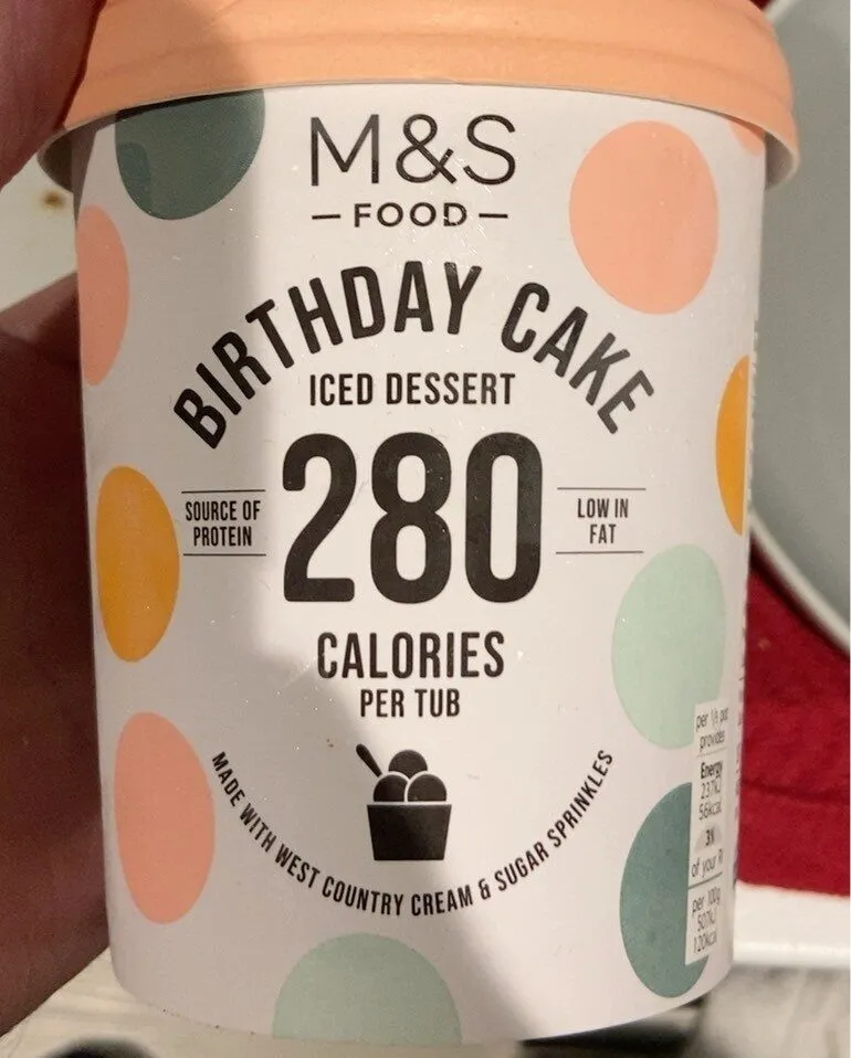 M&S Birthday Cake Iced Dessert
