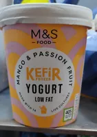 Mango and Passion fruit frozen yogurt