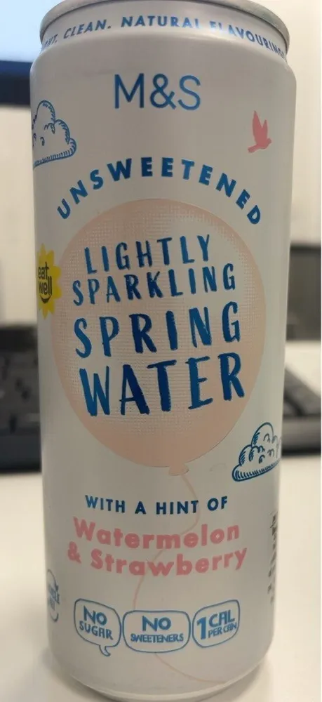 Lightly Sparkling Spring Water