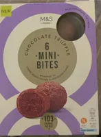 Mini bites chocolate truffle