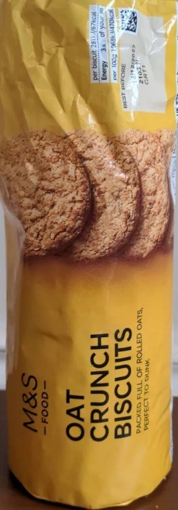 Oat crunch biscuits