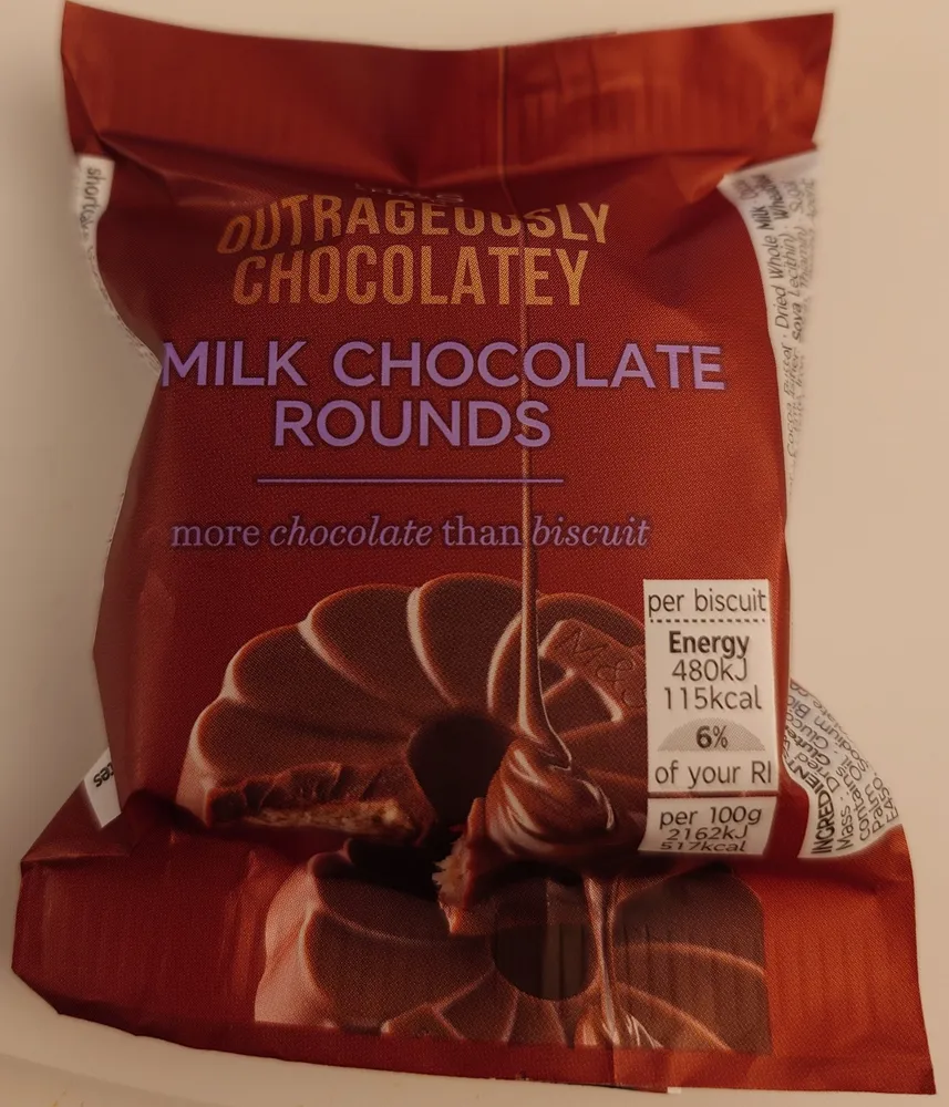 Outrageously Chocolatey Milk Chocolate Rounds