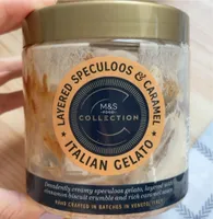Italian gelato Caramel
