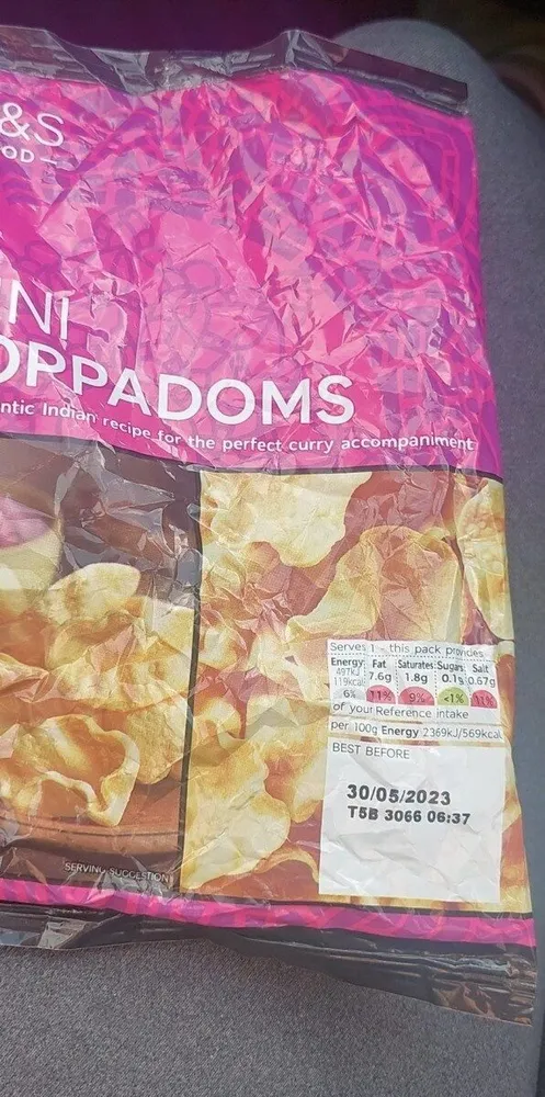Mini poppadoms