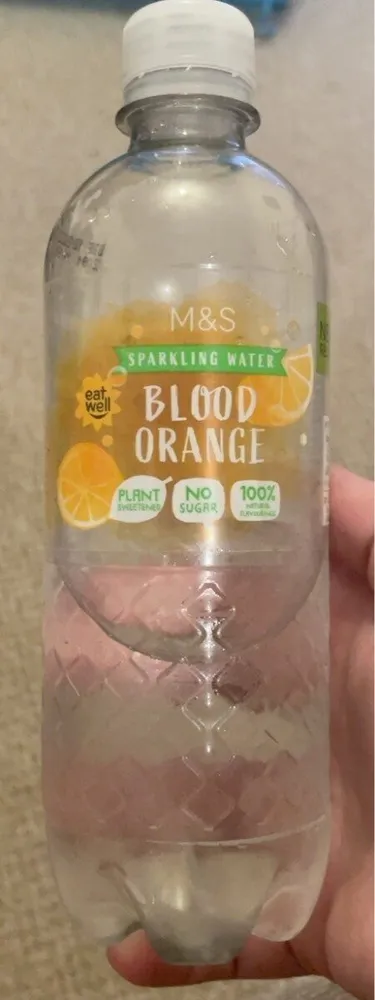 blood orange sparkling water