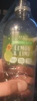 Sparkling water lemon and lime