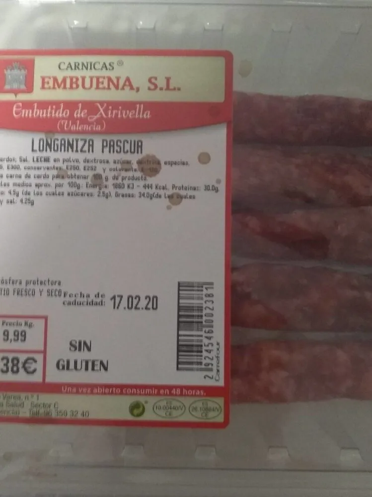Longaniza de pascua