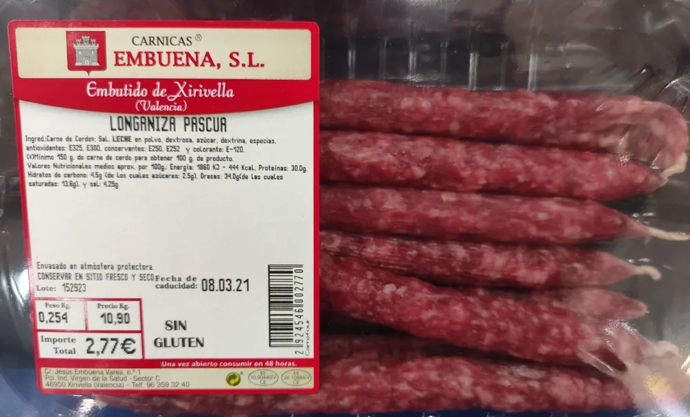 Longaniza pascua