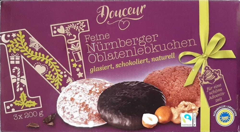 Feine Nürnberger Oblatenlebkuchen