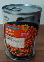 No added sugar baked beans in tomato sauce