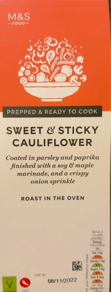 Sweet & Sticky Cauliflower