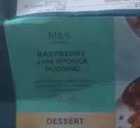 Raspberry Jam Sponge Pudding