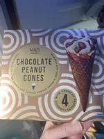 Chocolate Peanut Cones