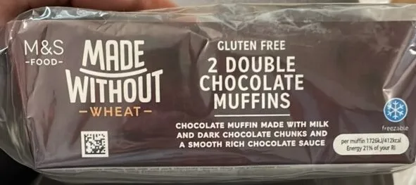 2 Double Chocolate Muffins