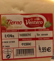 Queso el Ventero tierno