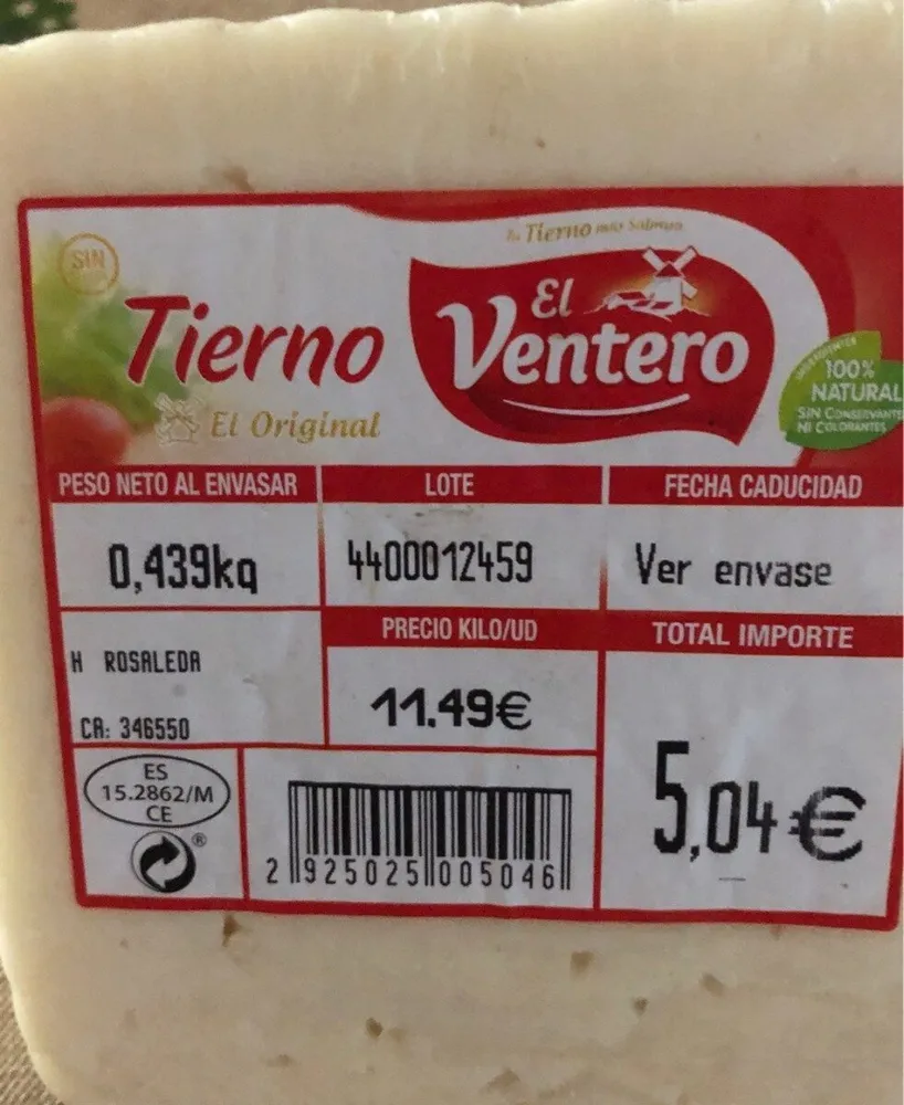 Queso tierno