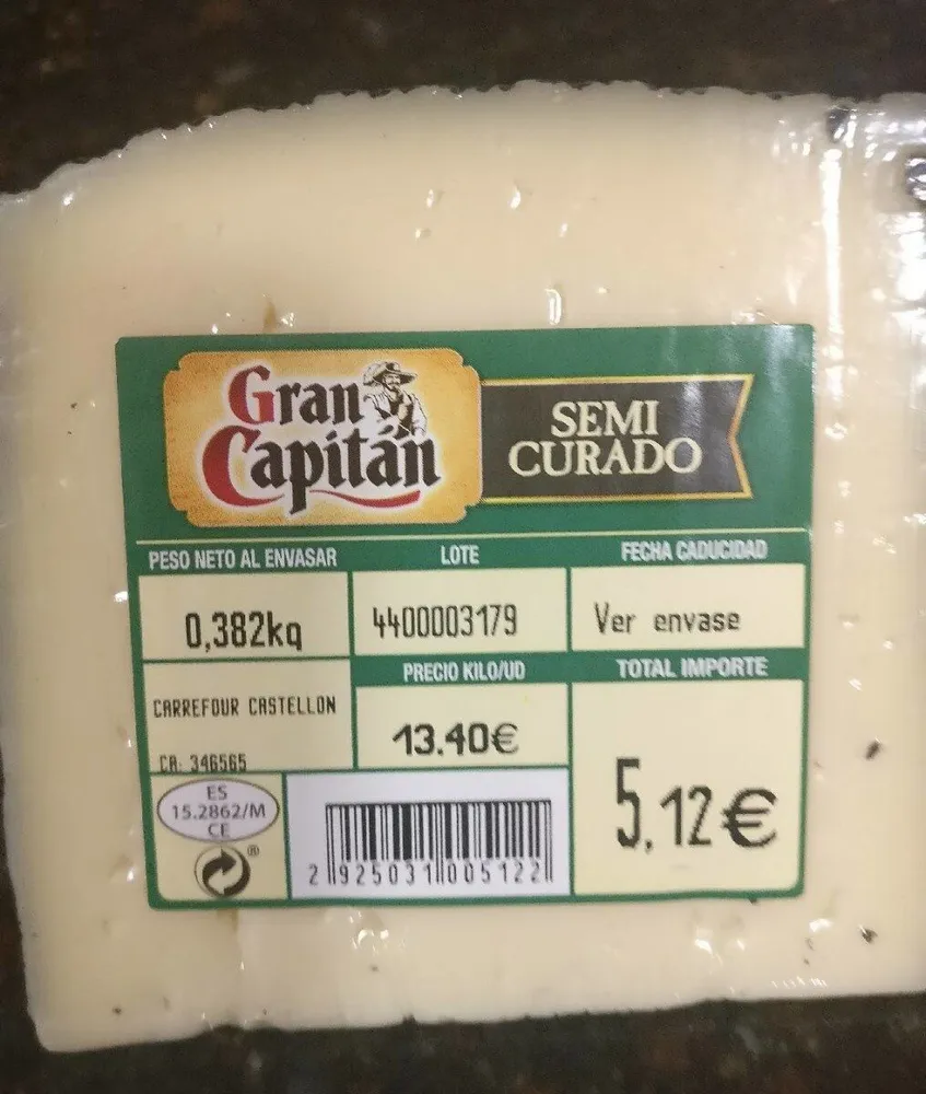 Queso Semicurado