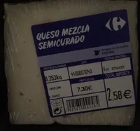 Queso mezcla semicurado