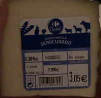 Queso mezcla semicurado